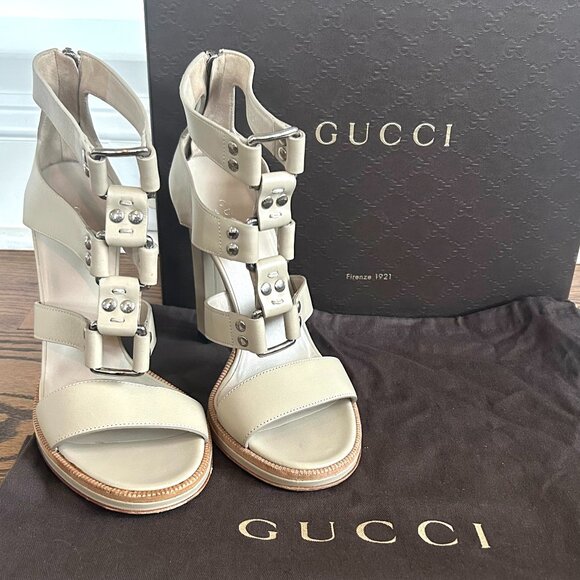 Gucci Gladiator Heels - Picture 2 of 11